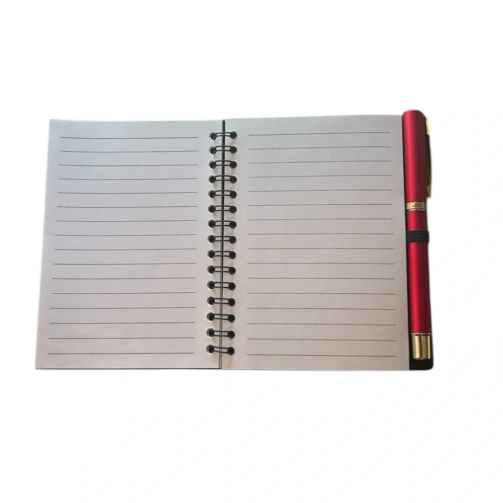 New Set Of 3 Mini Spiral Bound Inspirational Notebook With Pen